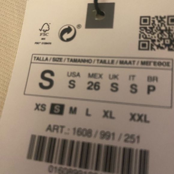 NWT ZARA HIGH-WAISTED PANTS - Picture 7 of 7